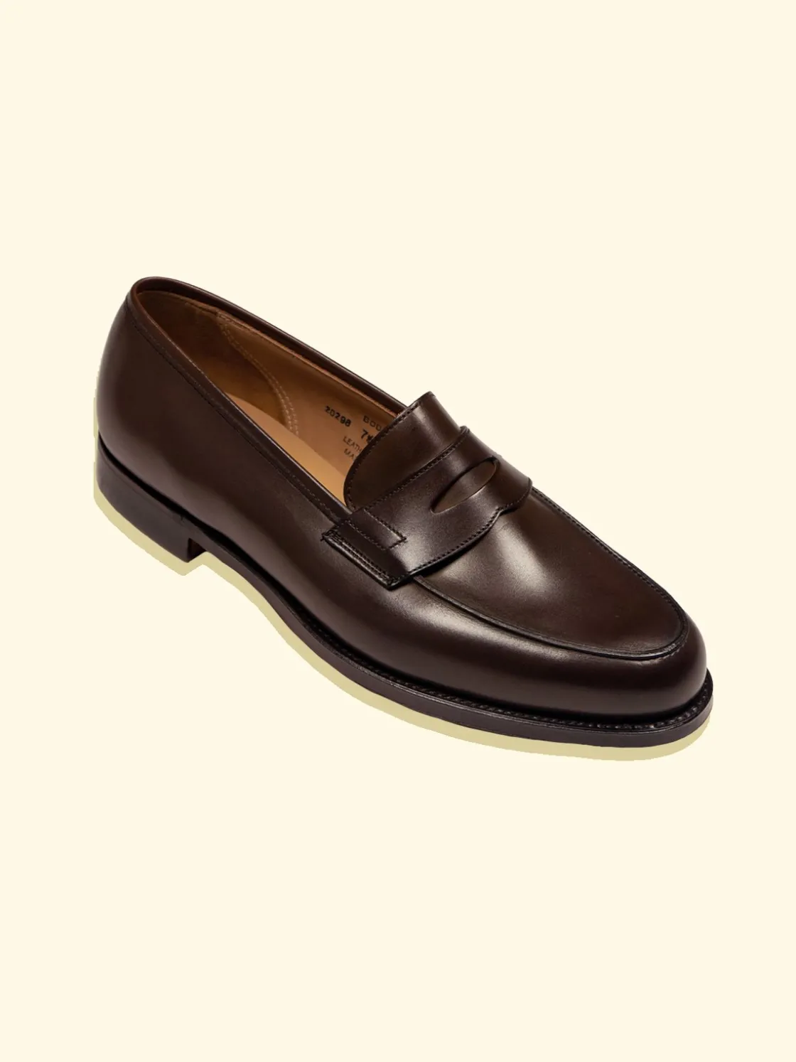 Sale The Anthology Bodley Penny Loafers by Crockett & Jones for - Espresso Burnished Calf