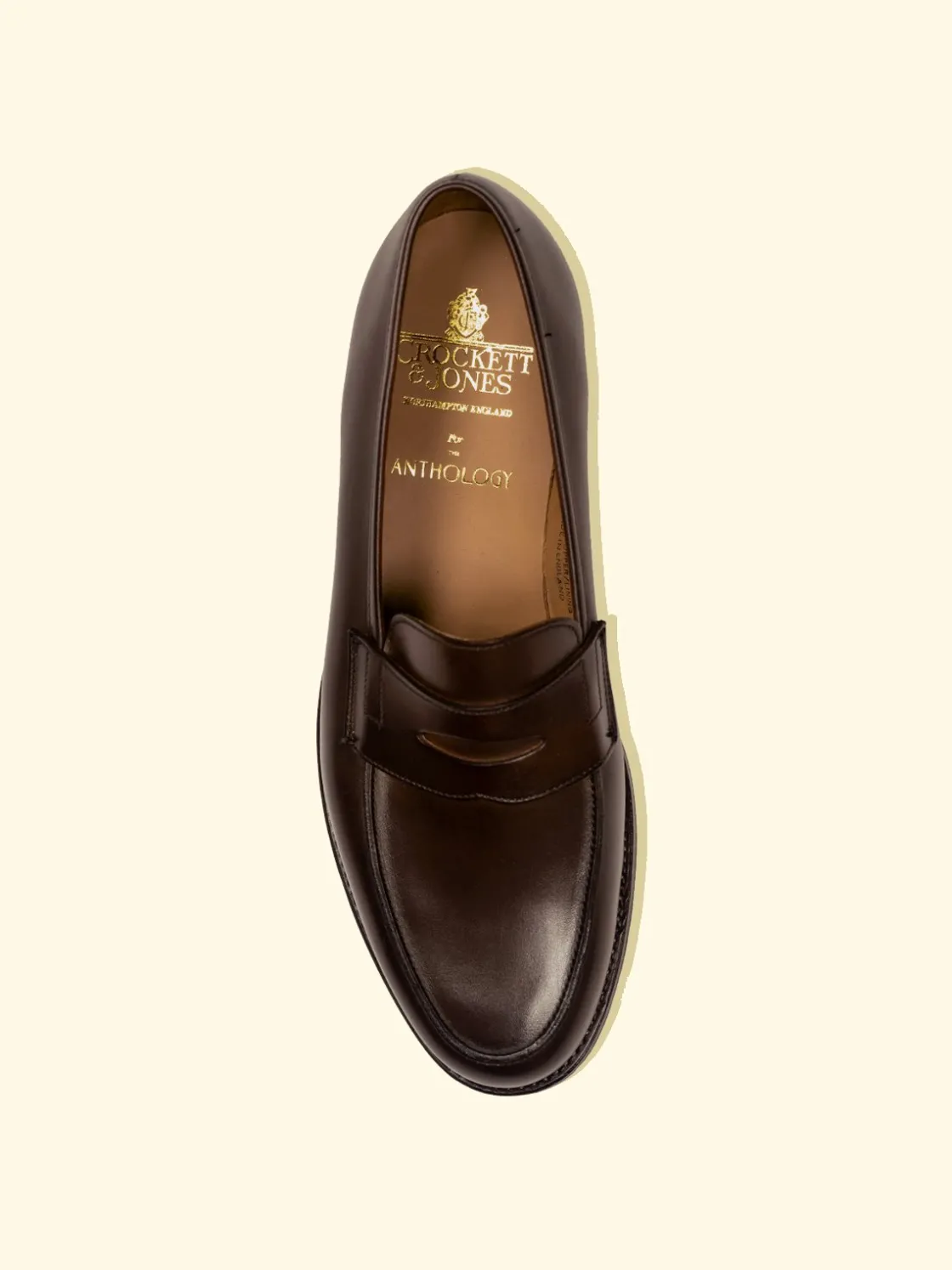 Sale The Anthology Bodley Penny Loafers by Crockett & Jones for - Espresso Burnished Calf