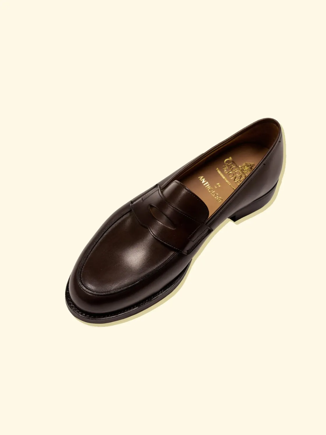 Sale The Anthology Bodley Penny Loafers by Crockett & Jones for - Espresso Burnished Calf