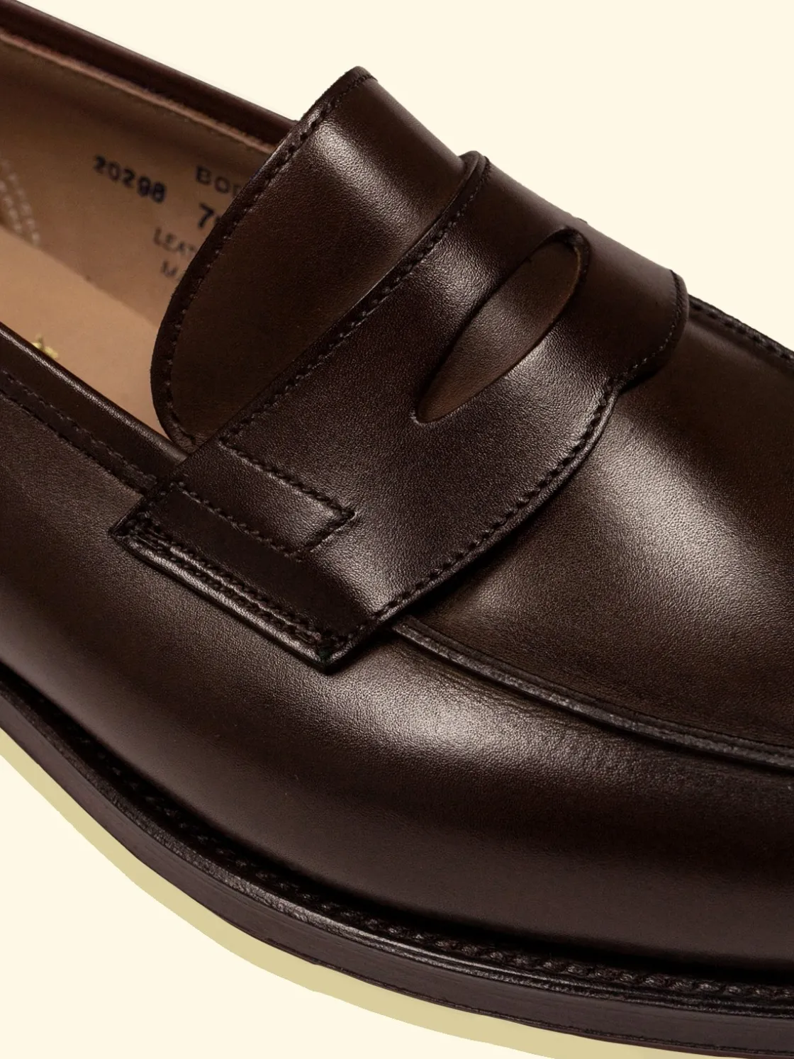 Sale The Anthology Bodley Penny Loafers by Crockett & Jones for - Espresso Burnished Calf