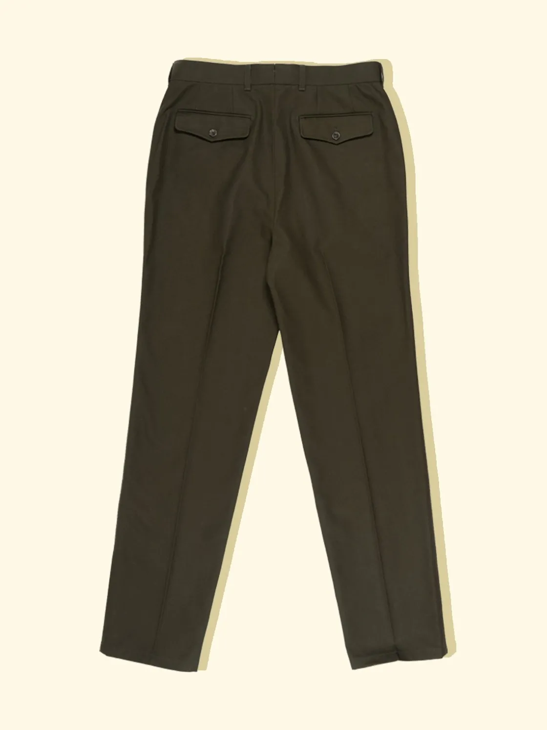 Flash Sale The Anthology Civilman Trousers - Deep Olive Cotton Drill