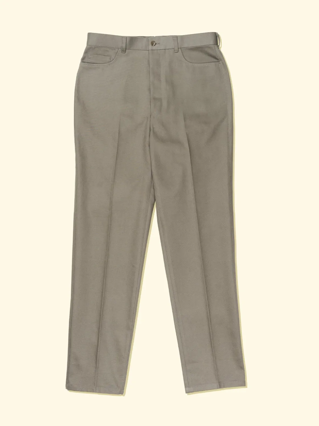 Best The Anthology Civilman Trousers - Taupe Cotton Drill