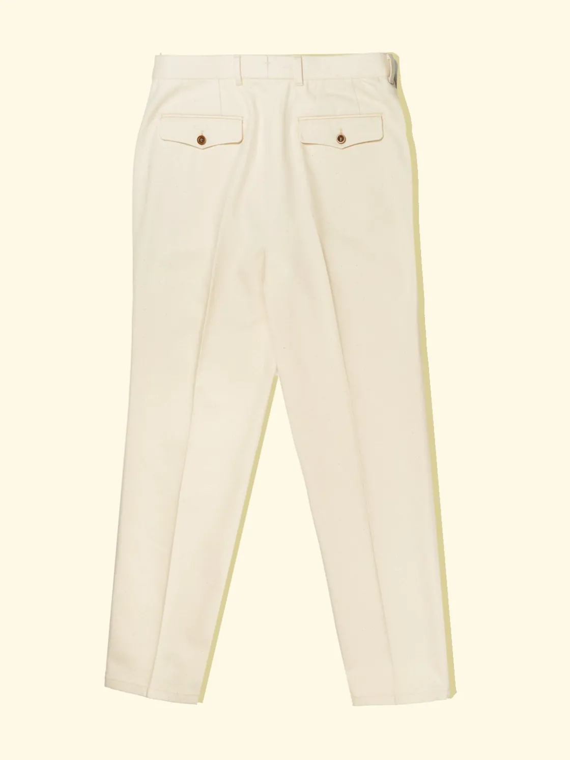 Flash Sale The Anthology Civilman Trousers - Vanilla ‘Pod’ Flecked Denim