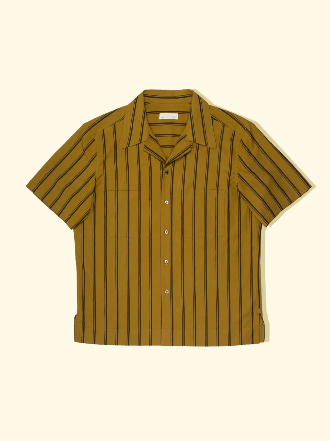 Cheap The Anthology Cuban Camp Collar Shirt - ‘Sunrise’