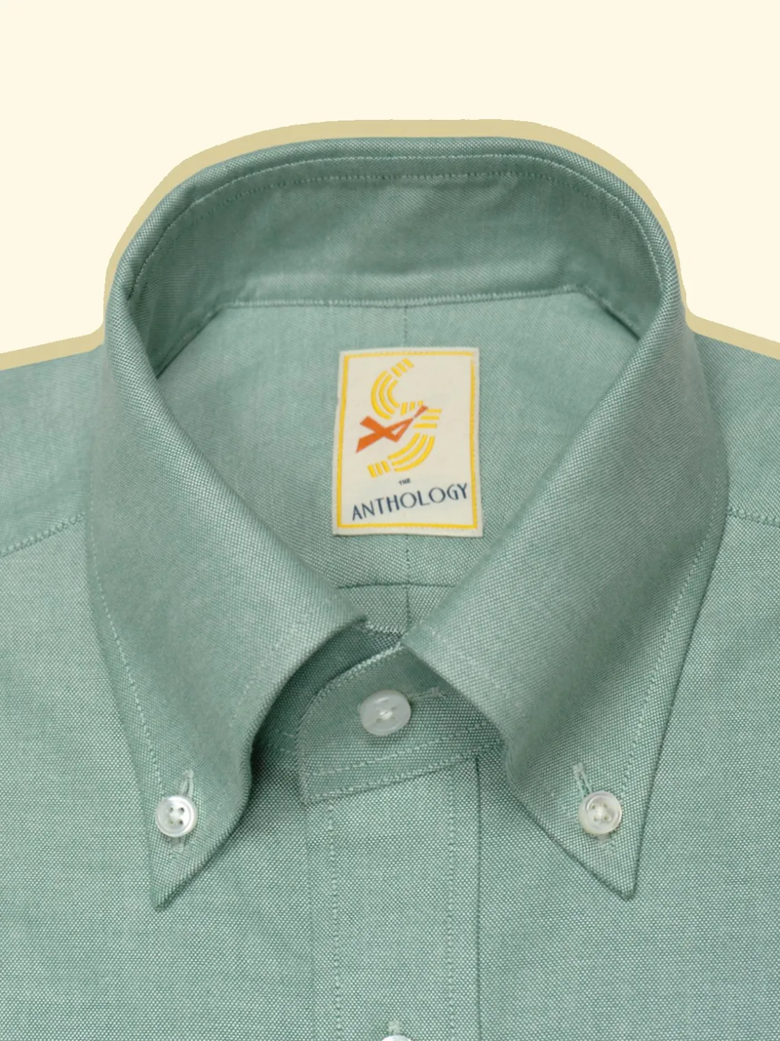 Flash Sale The Anthology Dusty Green Oxford Button-Down Shirt