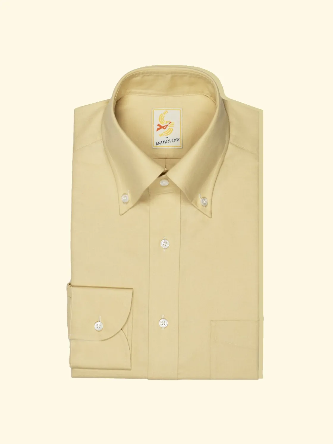 Store The Anthology Dusty Yellow Oxford Button-Down Shirt