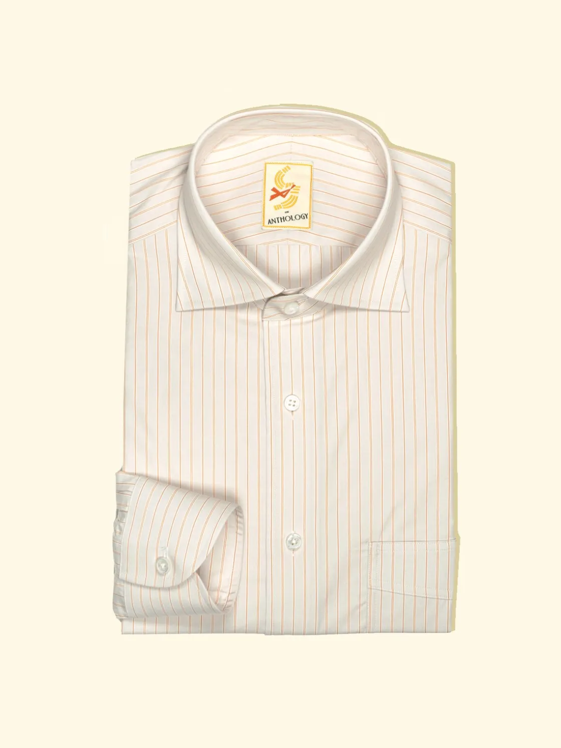 Fashion The Anthology Egg White and Yolk Striped Shirt