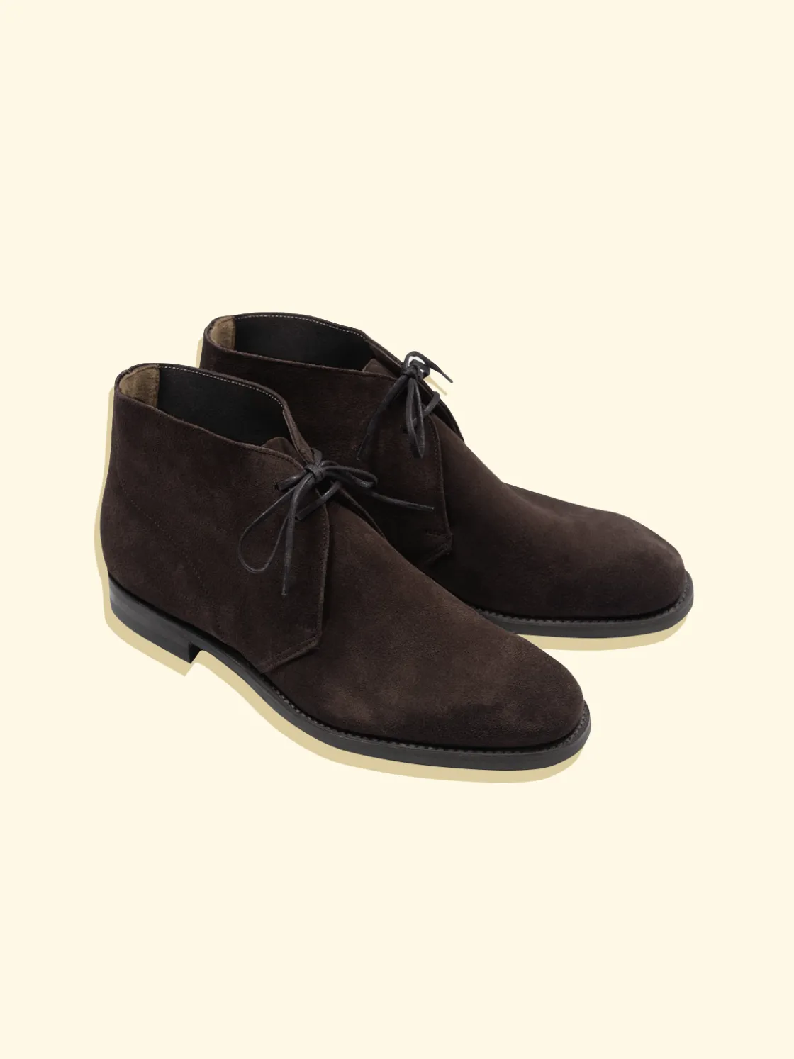 Flash Sale The Anthology Hartford Chukka Boots by Crockett & Jones for - Dark Brown Suede