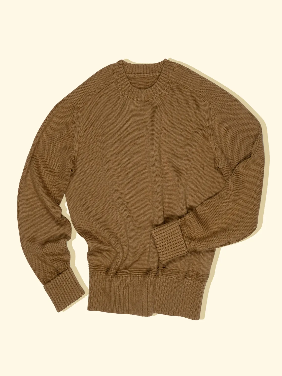 Outlet The Anthology Knitted Sweater - Dark Camel