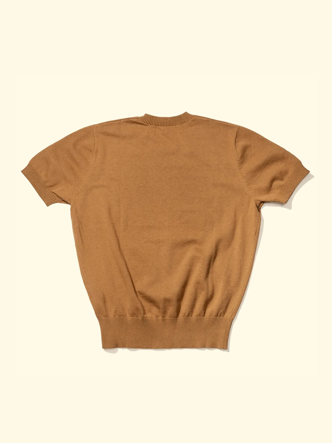 Online The Anthology Knitted T-Shirt - Caramel