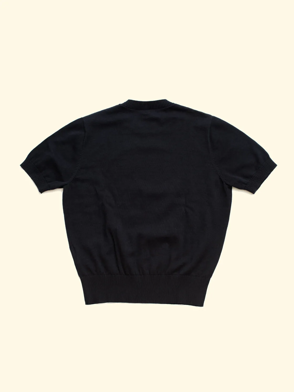 Outlet The Anthology Knitted T-Shirt - Navy