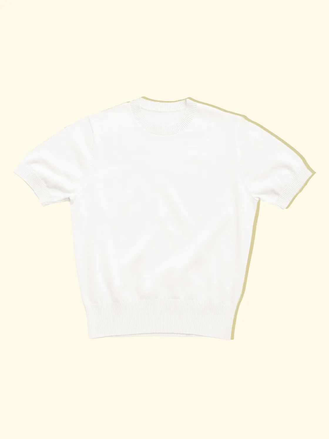 Cheap The Anthology Knitted T-Shirt - White