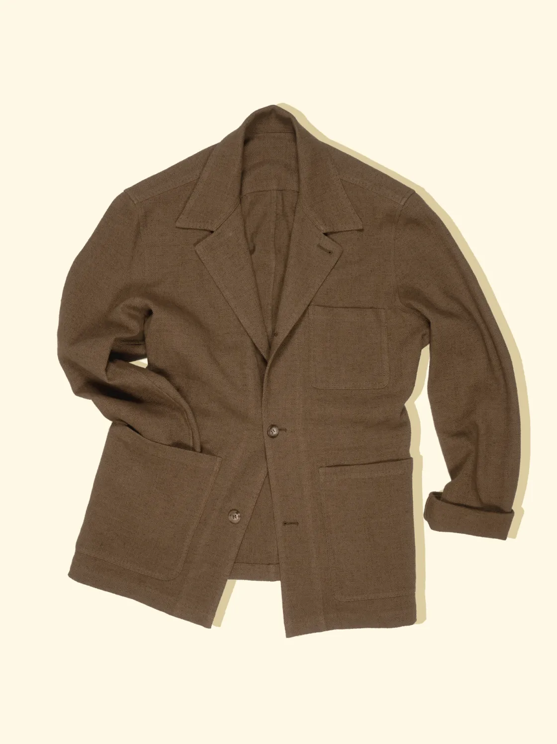 Clearance The Anthology Lazyman Jacket - Brown Jute