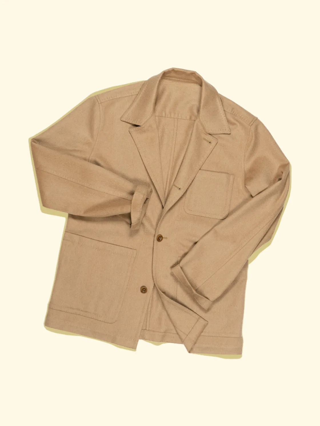 Shop The Anthology Lazyman Jacket - Camelhair