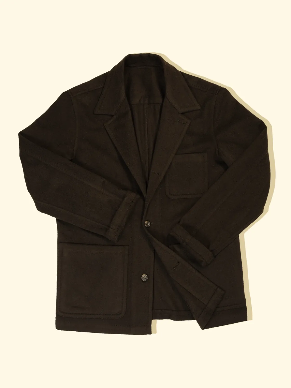 Outlet The Anthology Lazyman Jacket - Midnight Brown Cashmere