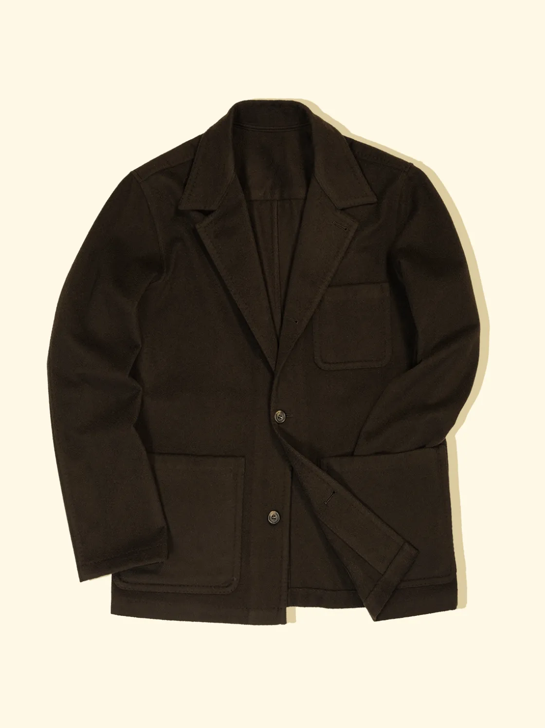 Outlet The Anthology Lazyman Jacket - Midnight Brown Cashmere