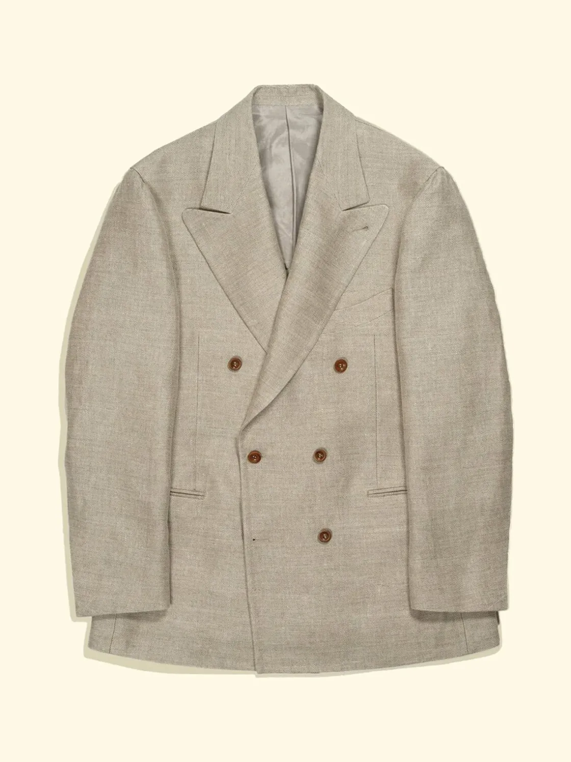 Cheap The Anthology Linen Sport Jacket - Sandstone