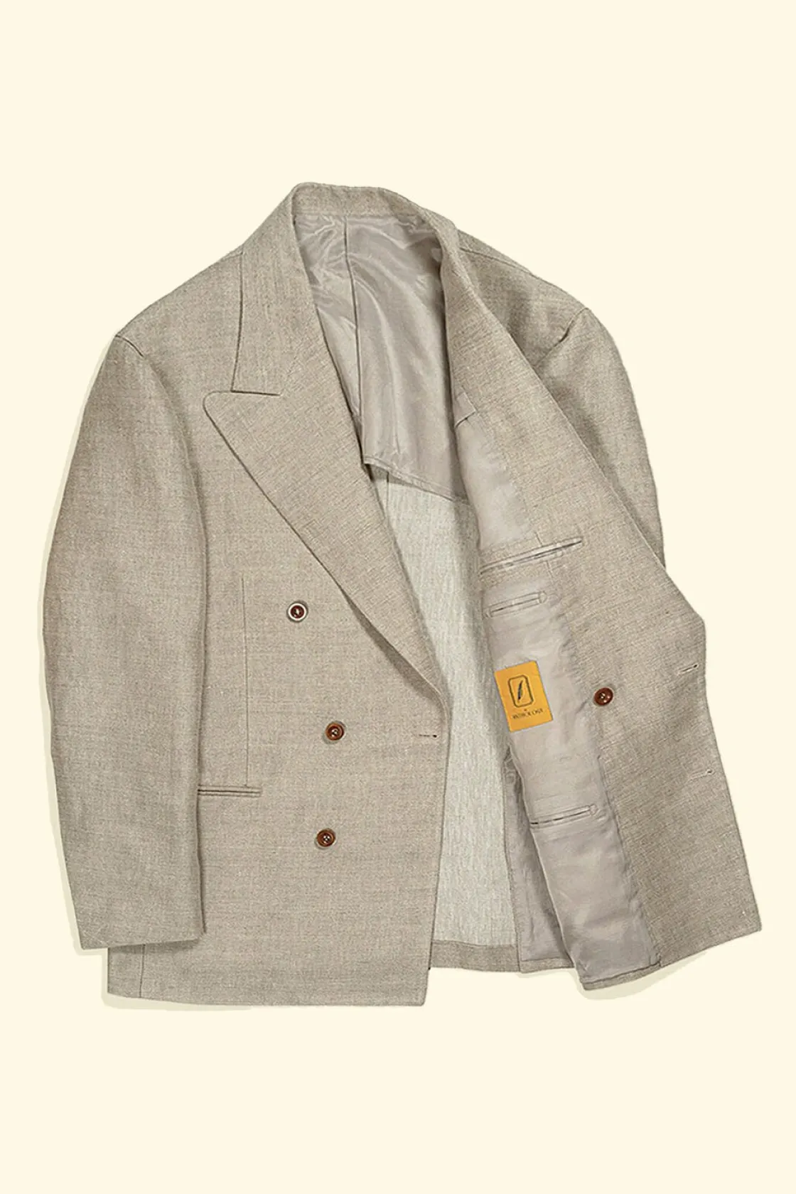 Cheap The Anthology Linen Sport Jacket - Sandstone