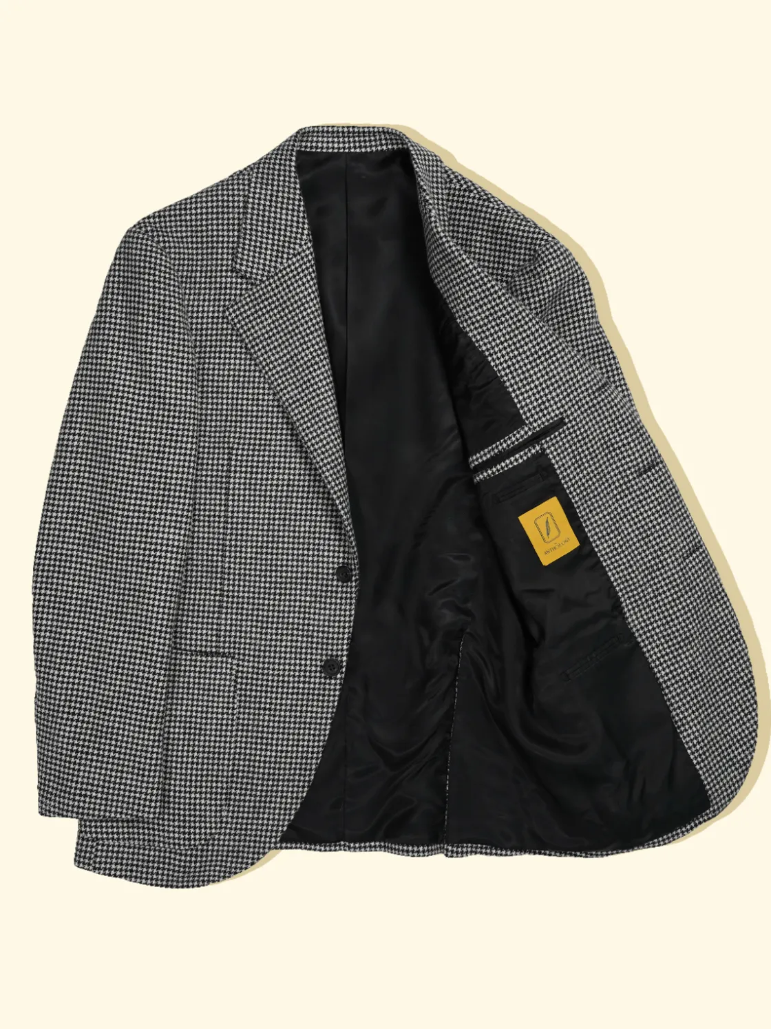 Clearance The Anthology Merino Wool Sport Jacket - Black/White Houndstooth