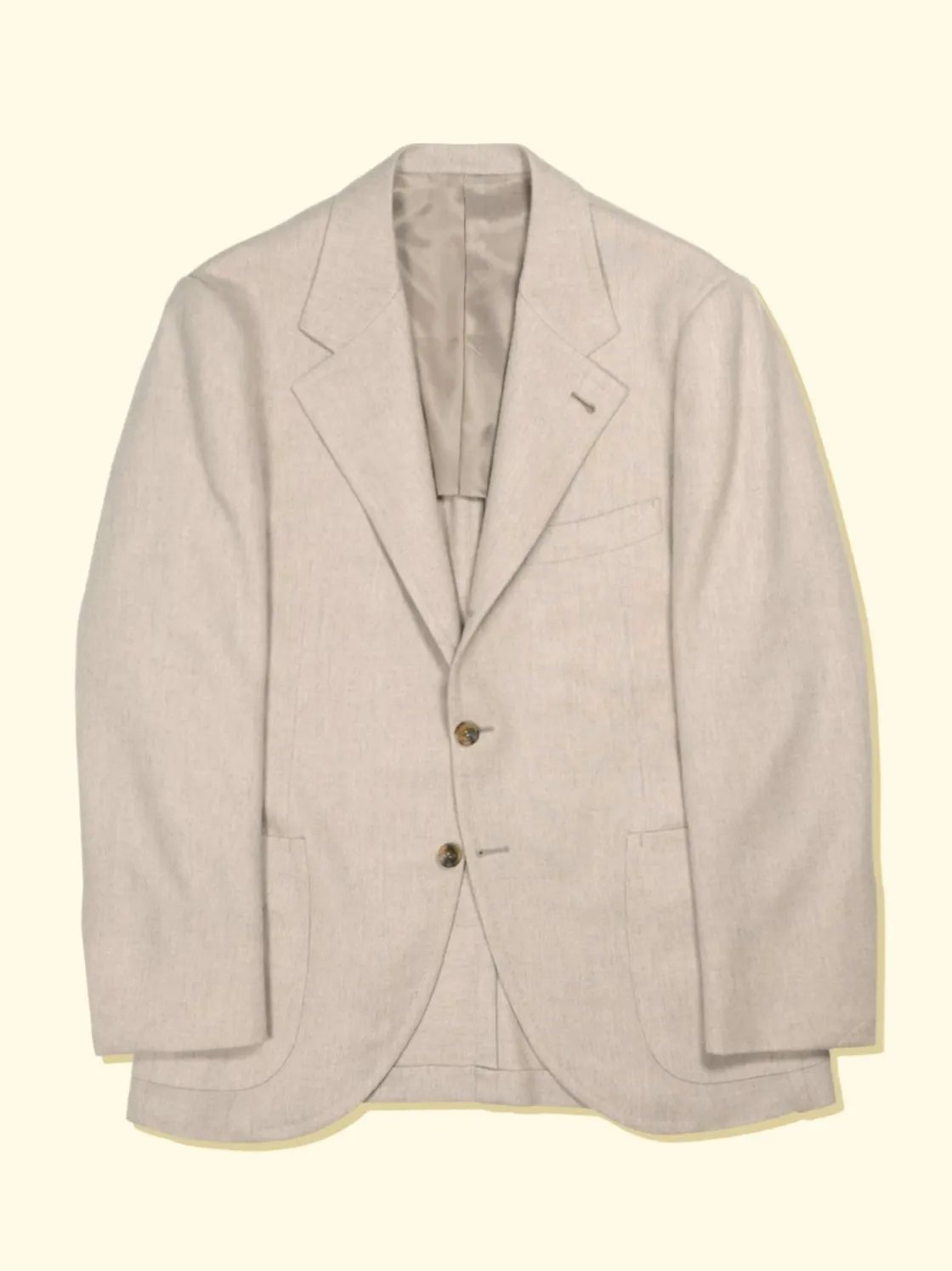 Discount The Anthology Merino Wool/Cashmere Sport Jacket - Ivory