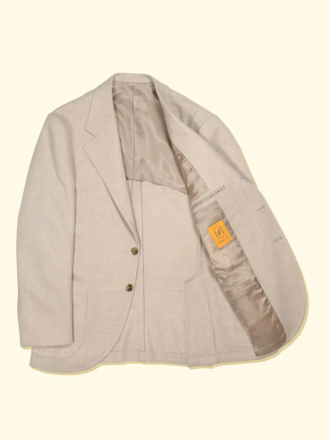 Discount The Anthology Merino Wool/Cashmere Sport Jacket - Ivory