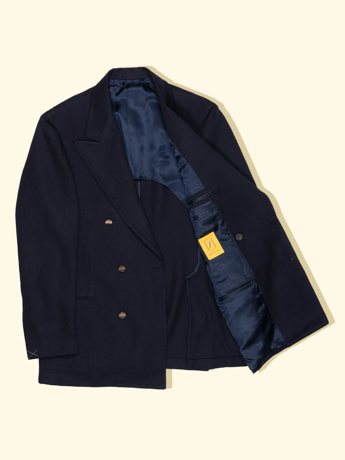 Store The Anthology Natural Flex Wool Twill Blazer - Navy