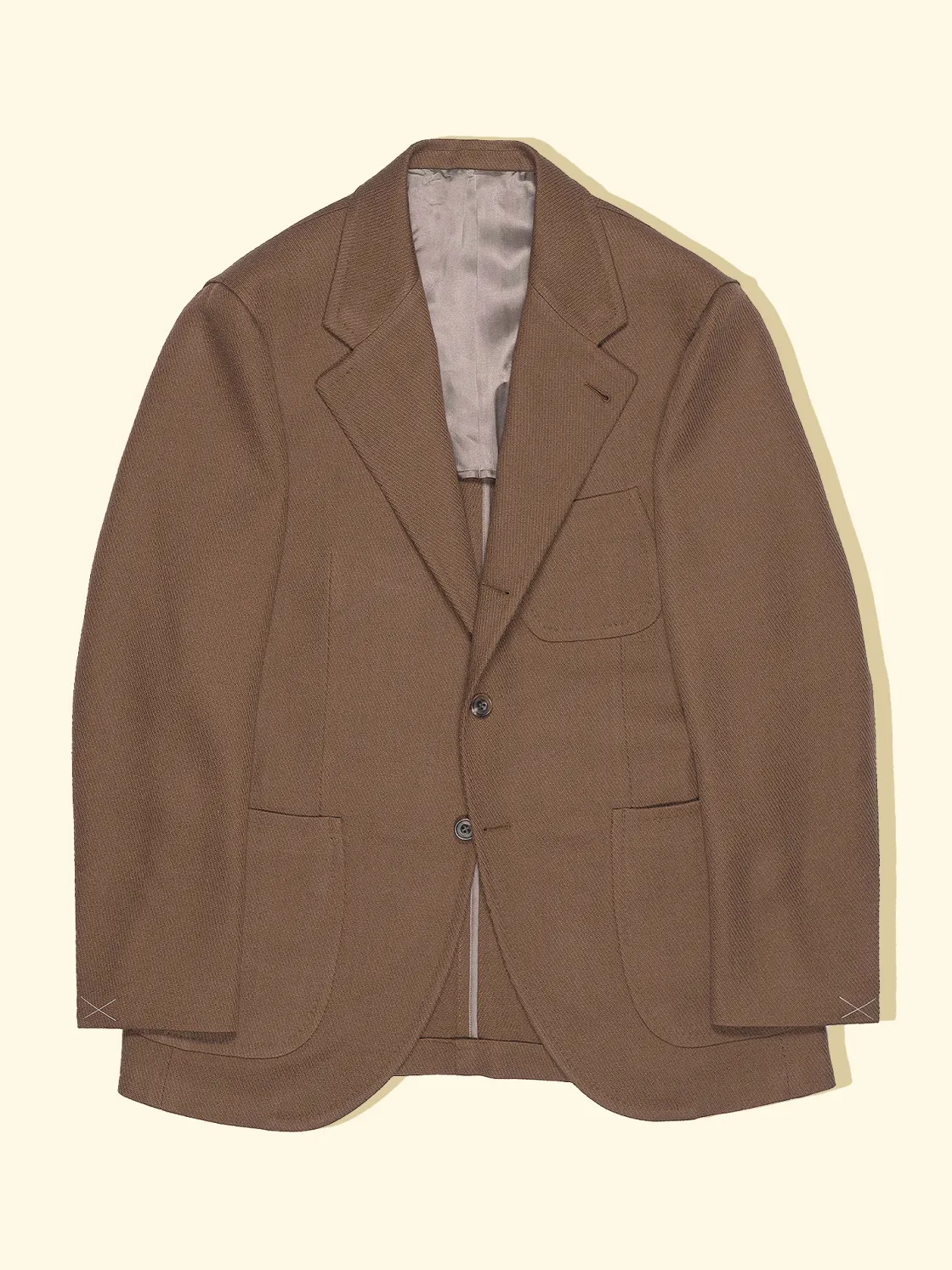 Shop The Anthology Natural Flex Wool Twill Sport Jacket - Toffee