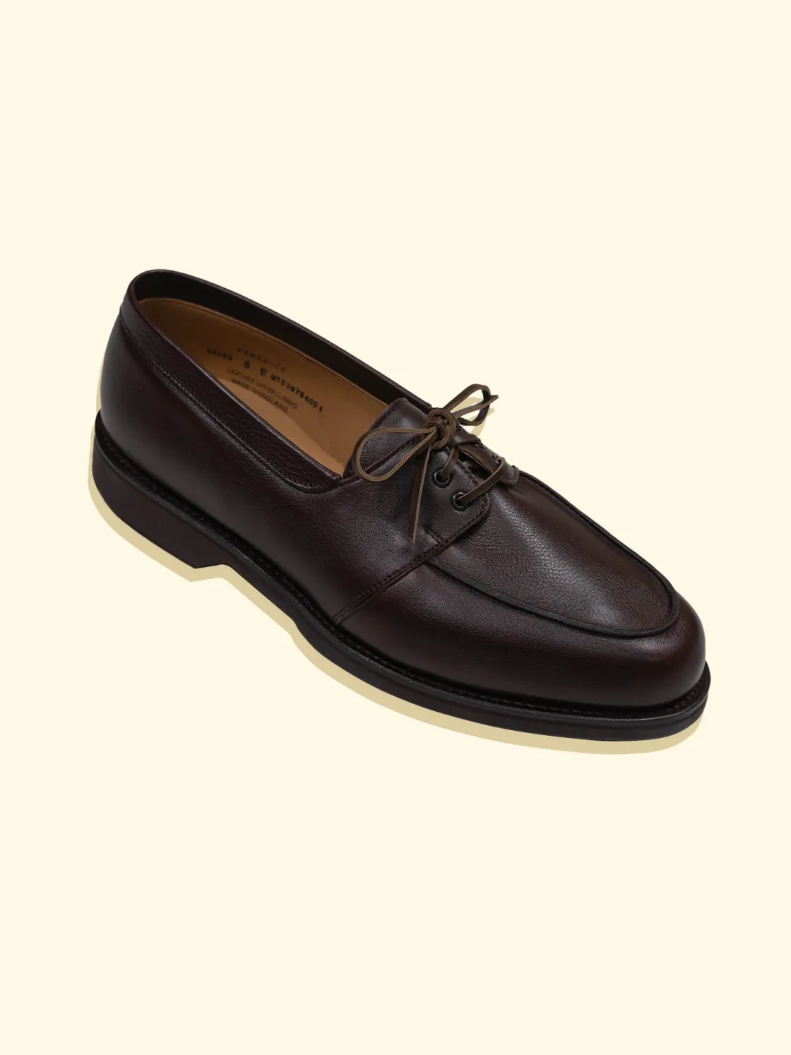 Hot The Anthology Penzance Moccasin by Crockett & Jones for - Brown Milled Calf