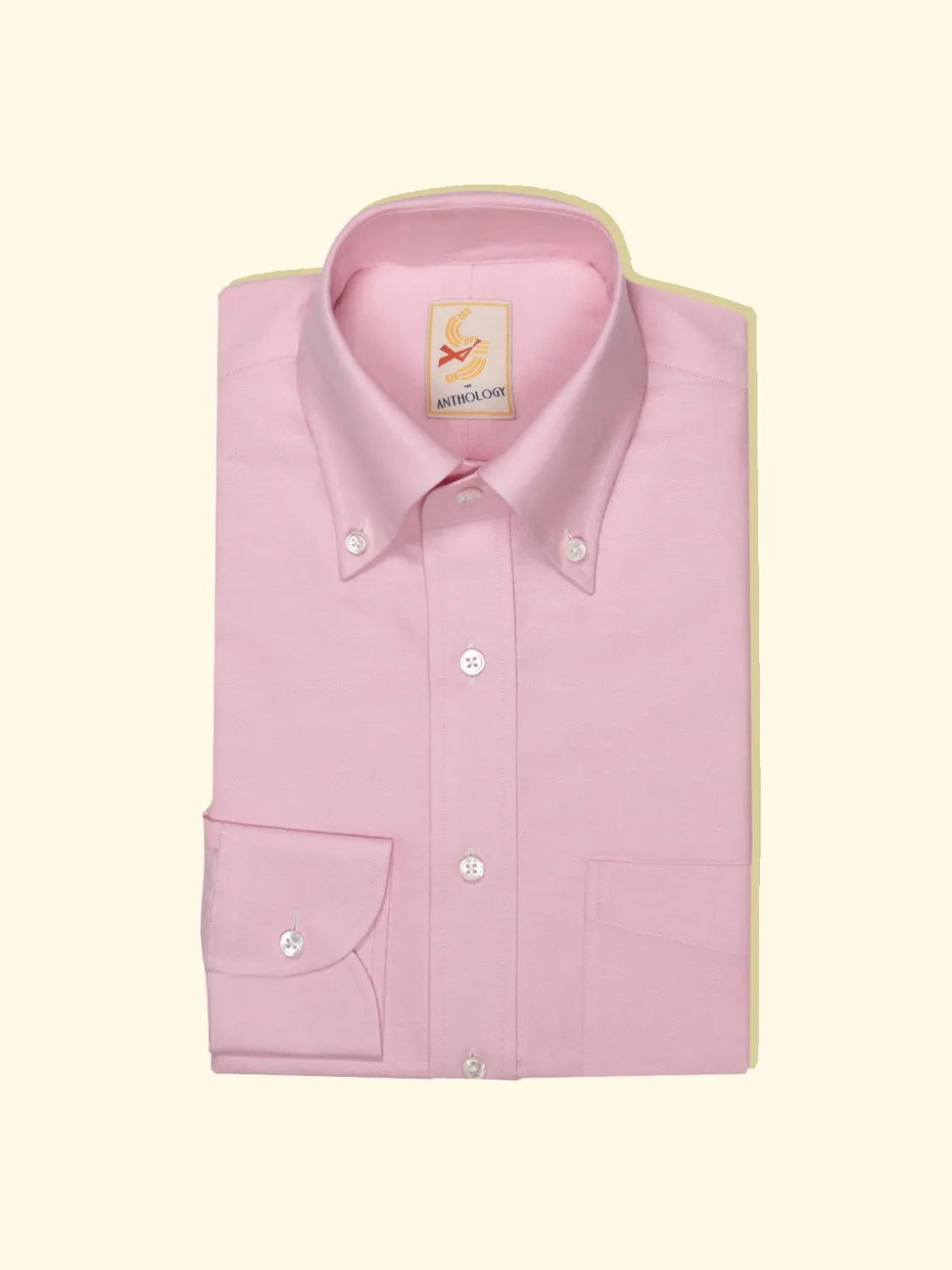 Store The Anthology Pink Oxford Button-Down Shirt