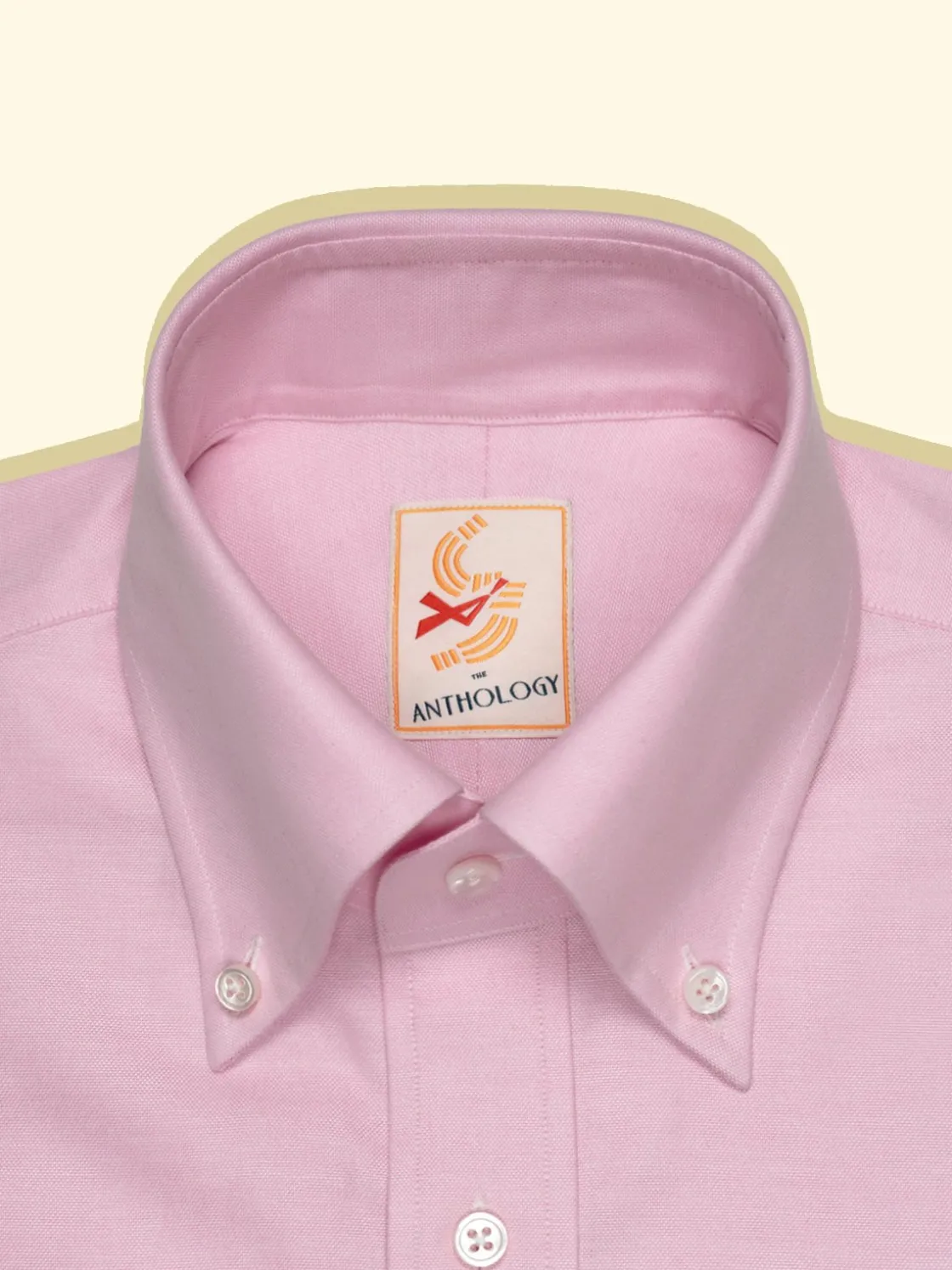 Store The Anthology Pink Oxford Button-Down Shirt