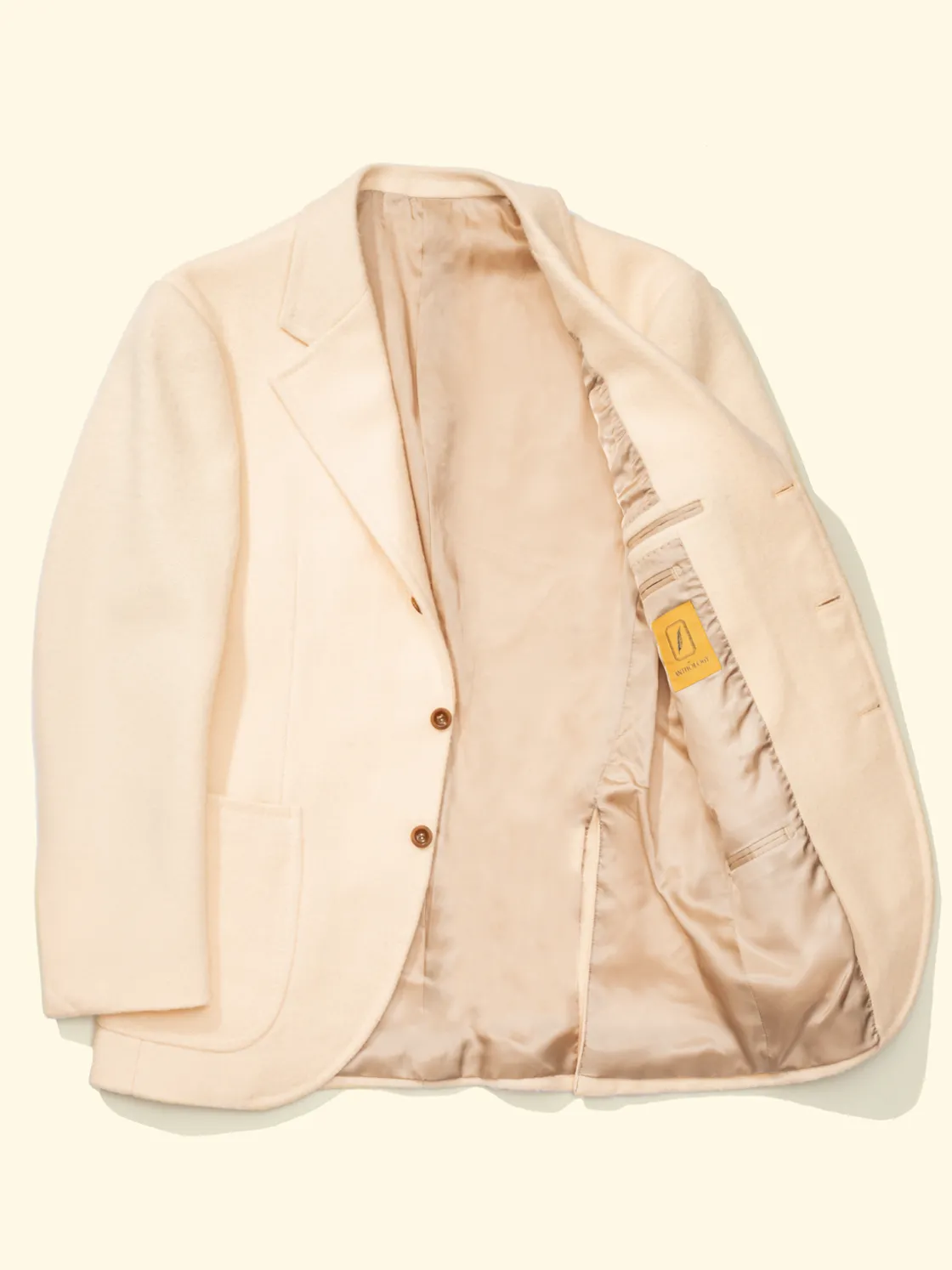 Outlet The Anthology Shaggy Dog' Lambswool Sport Jacket - Cream