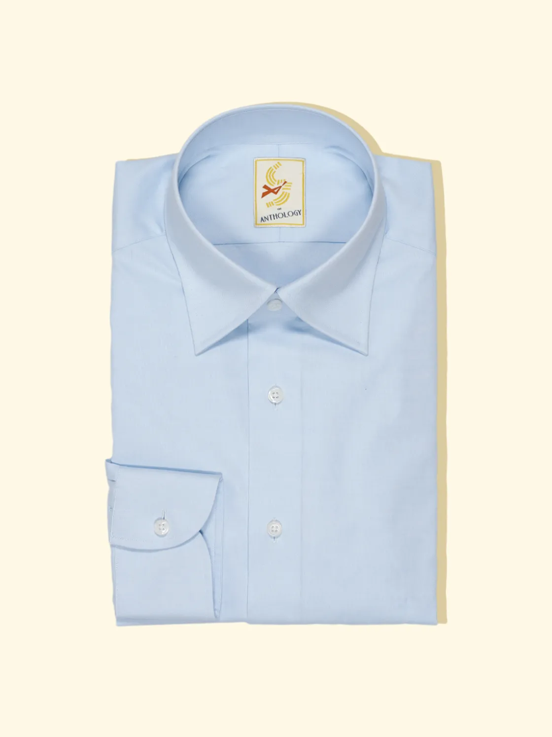 Store The Anthology Sky Blue Point Collar Shirt