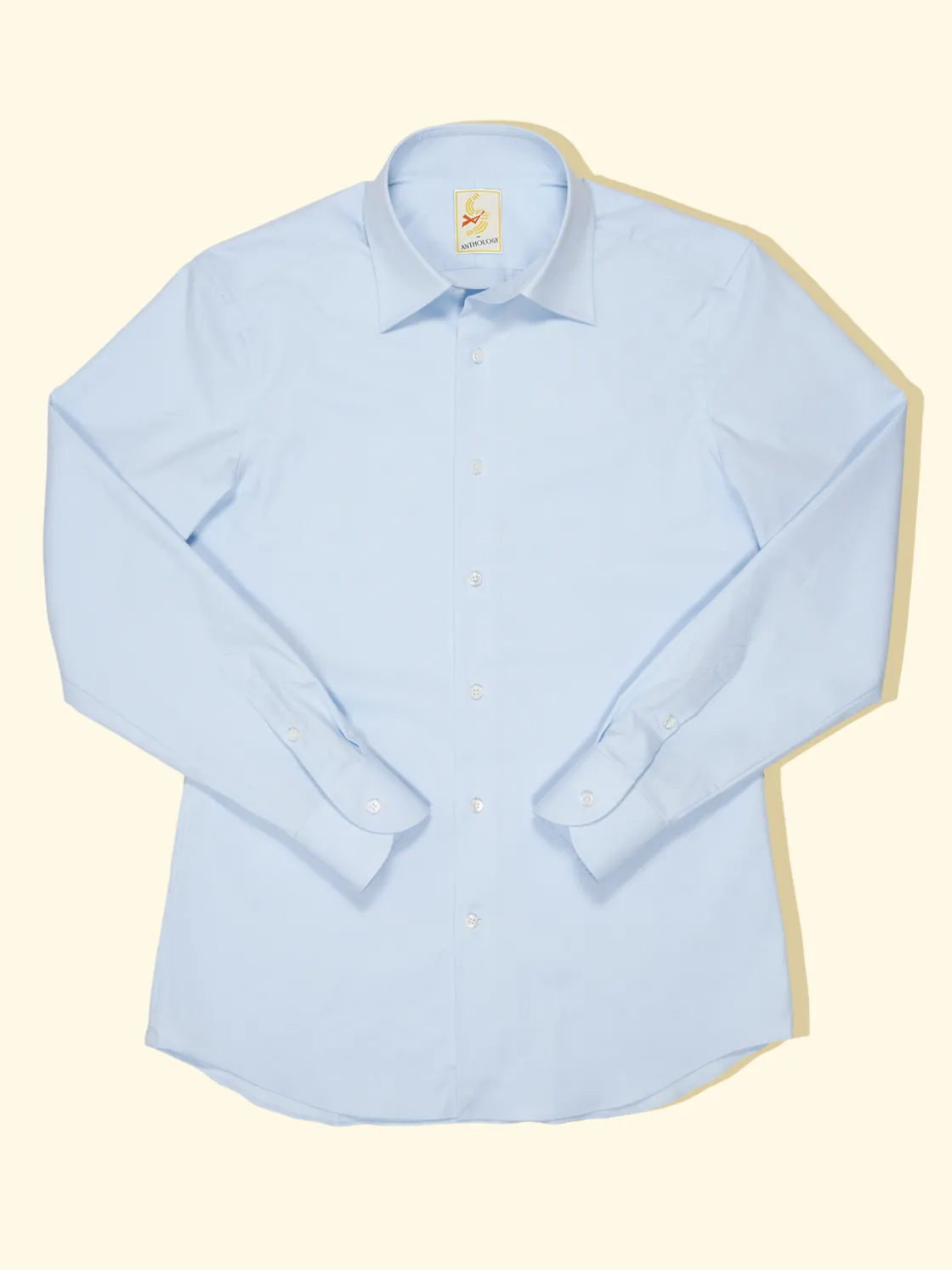 Store The Anthology Sky Blue Point Collar Shirt