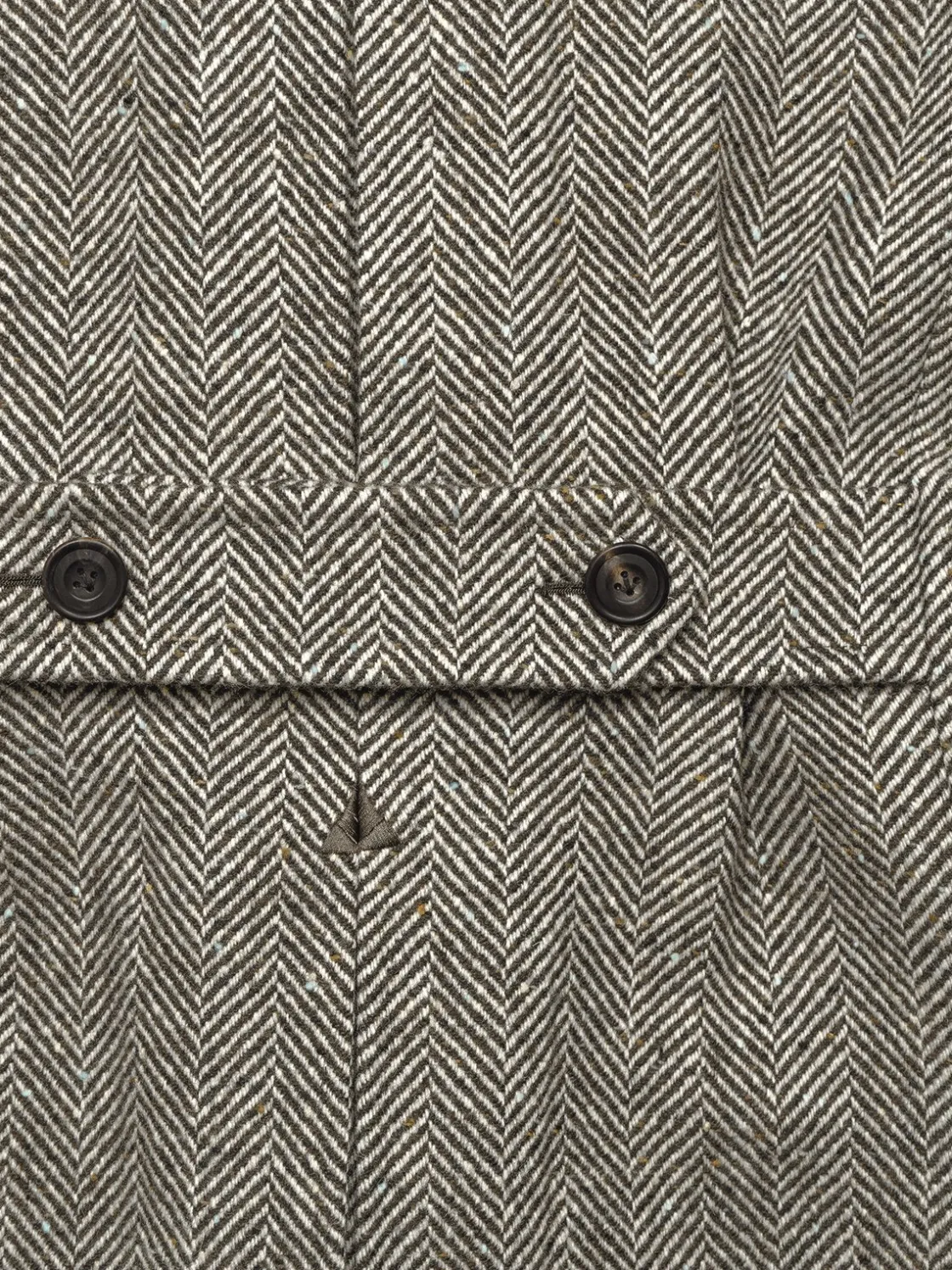 New The Anthology x Permanent Style Polo Coat - Herringbone Donegal Tweed