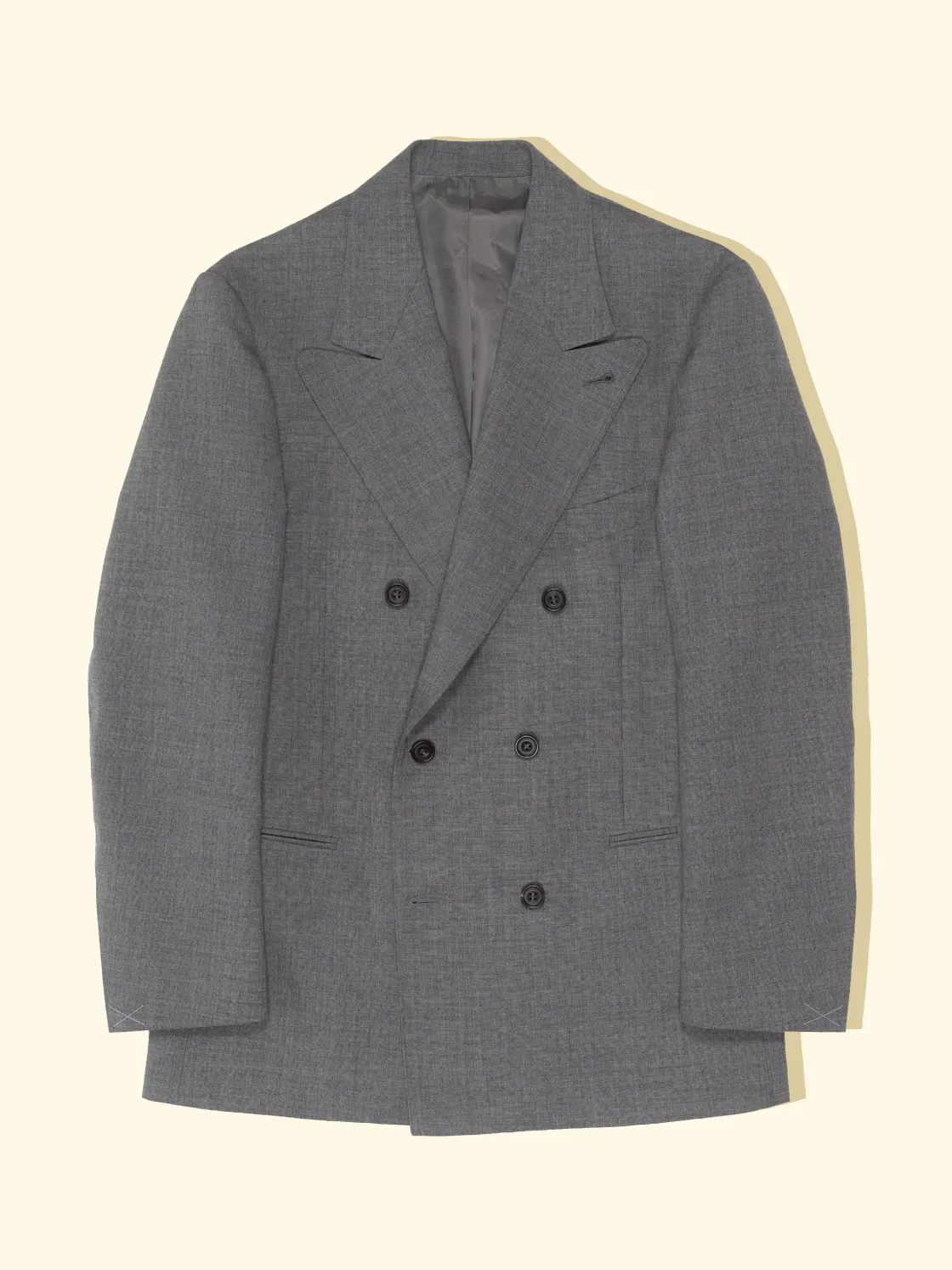 Cheap The Anthology Tropical Wool Suit Jacket - Light Grey