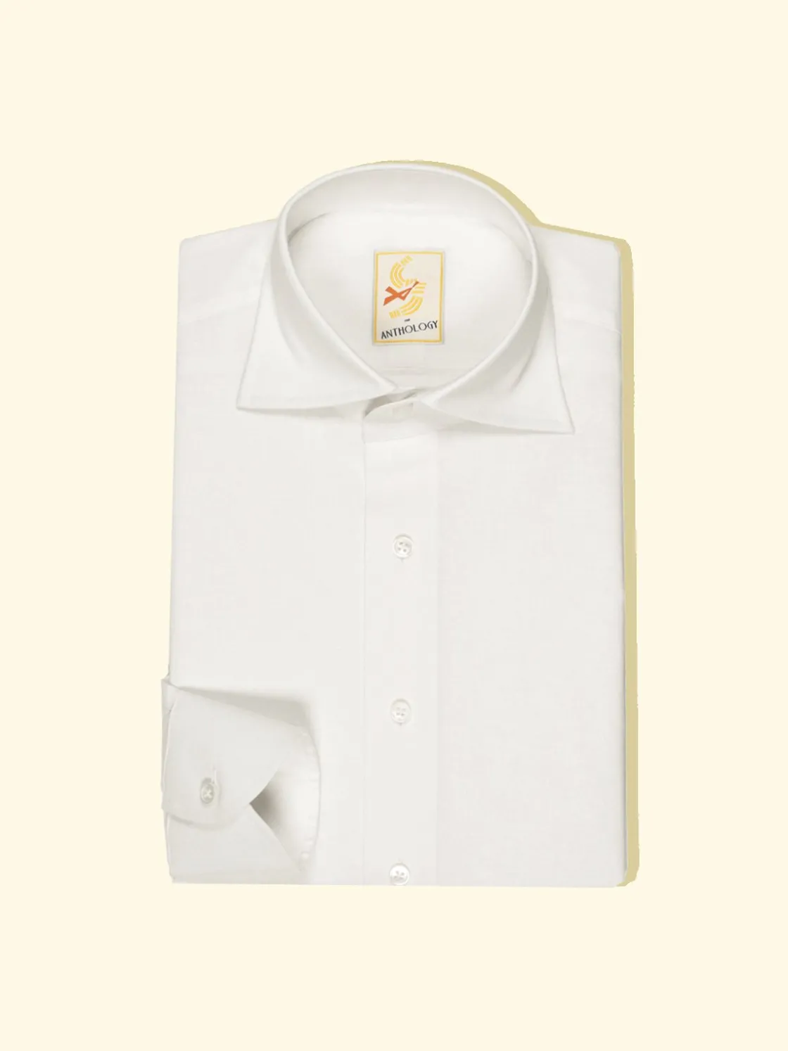 New The Anthology White Cotton/Linen Shirt