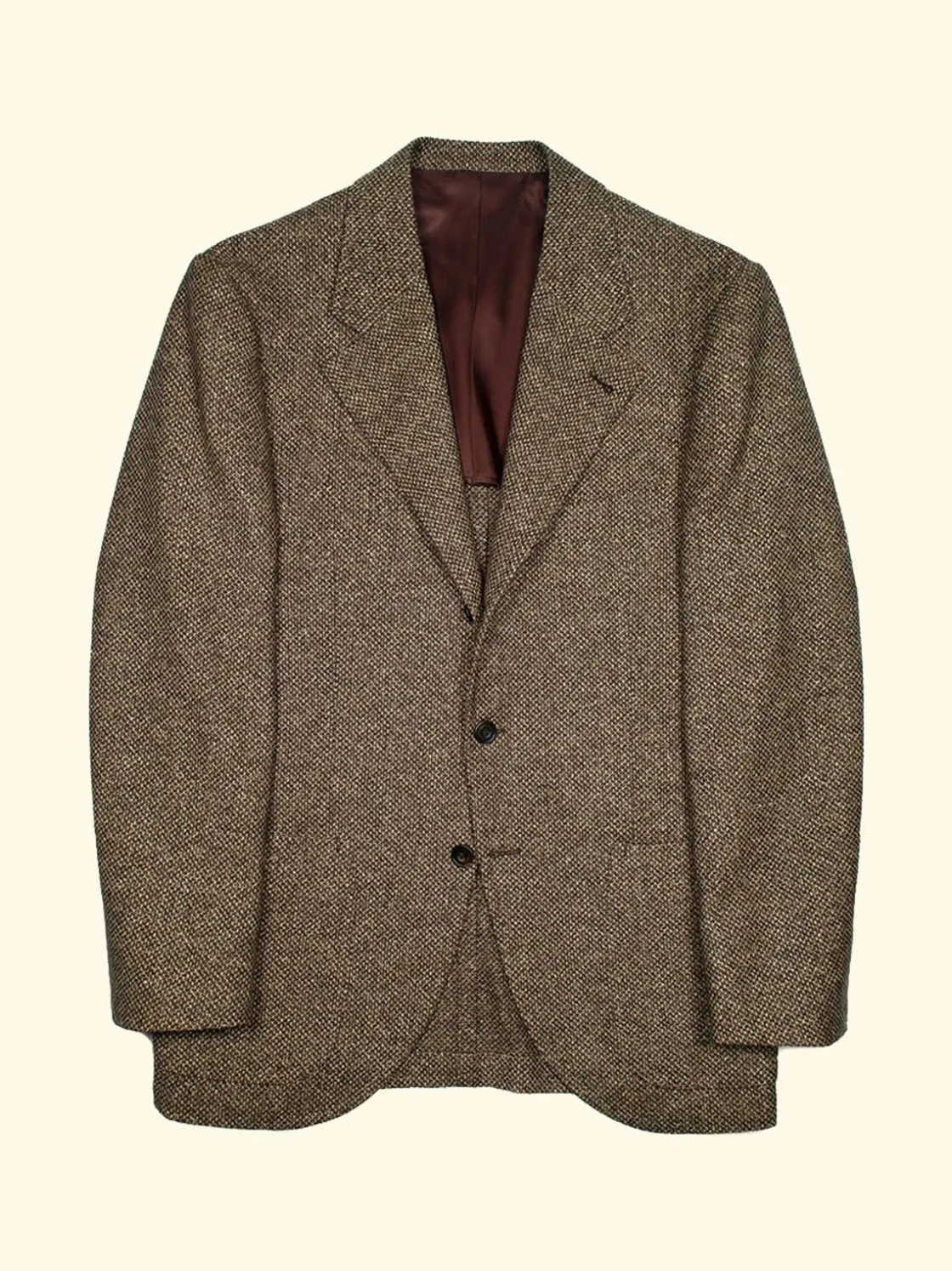 Sale The Anthology Wool/Silk Sport Jacket - 'Truffle'