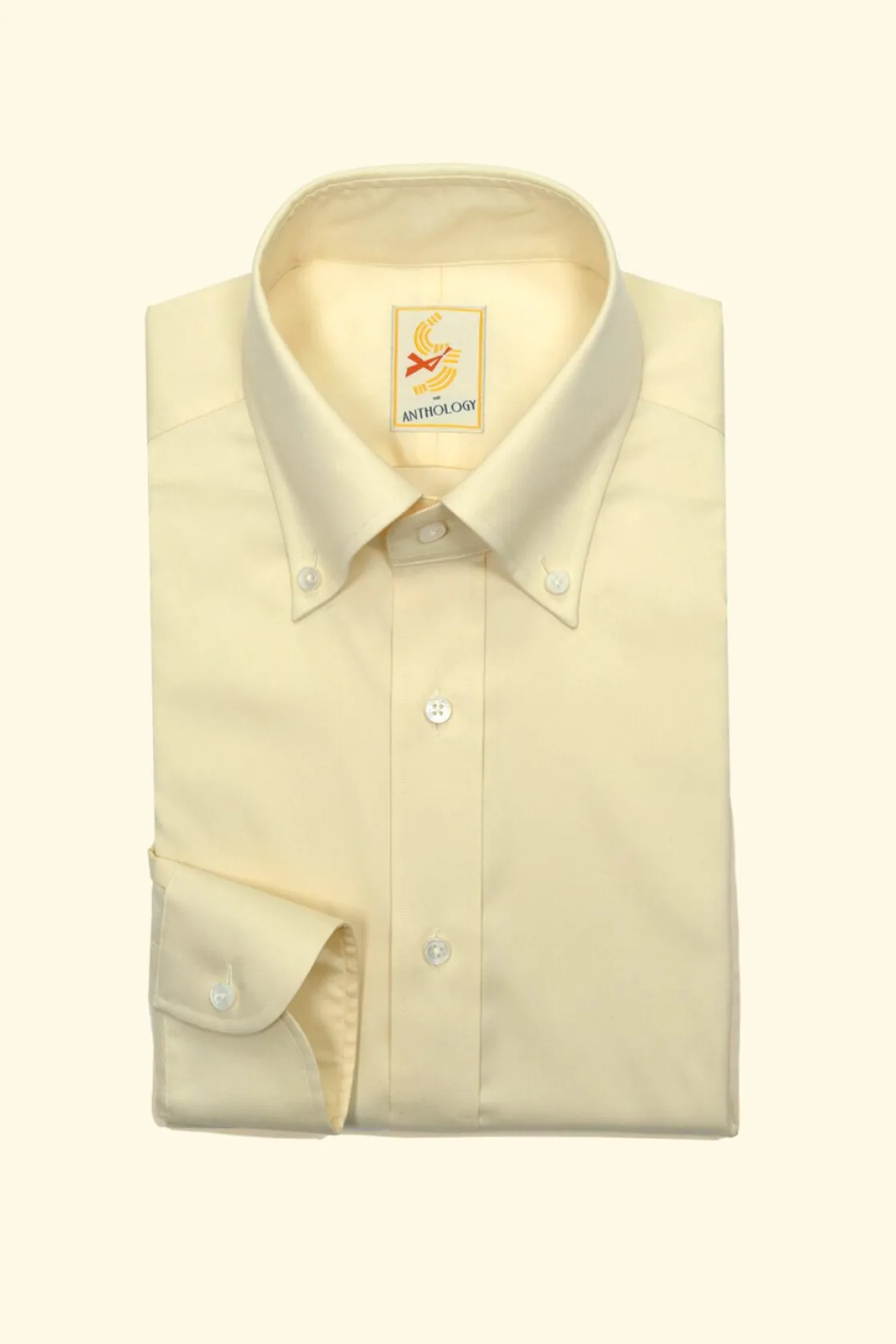 Outlet The Anthology Yellow Fine Oxford Button-Down Shirt