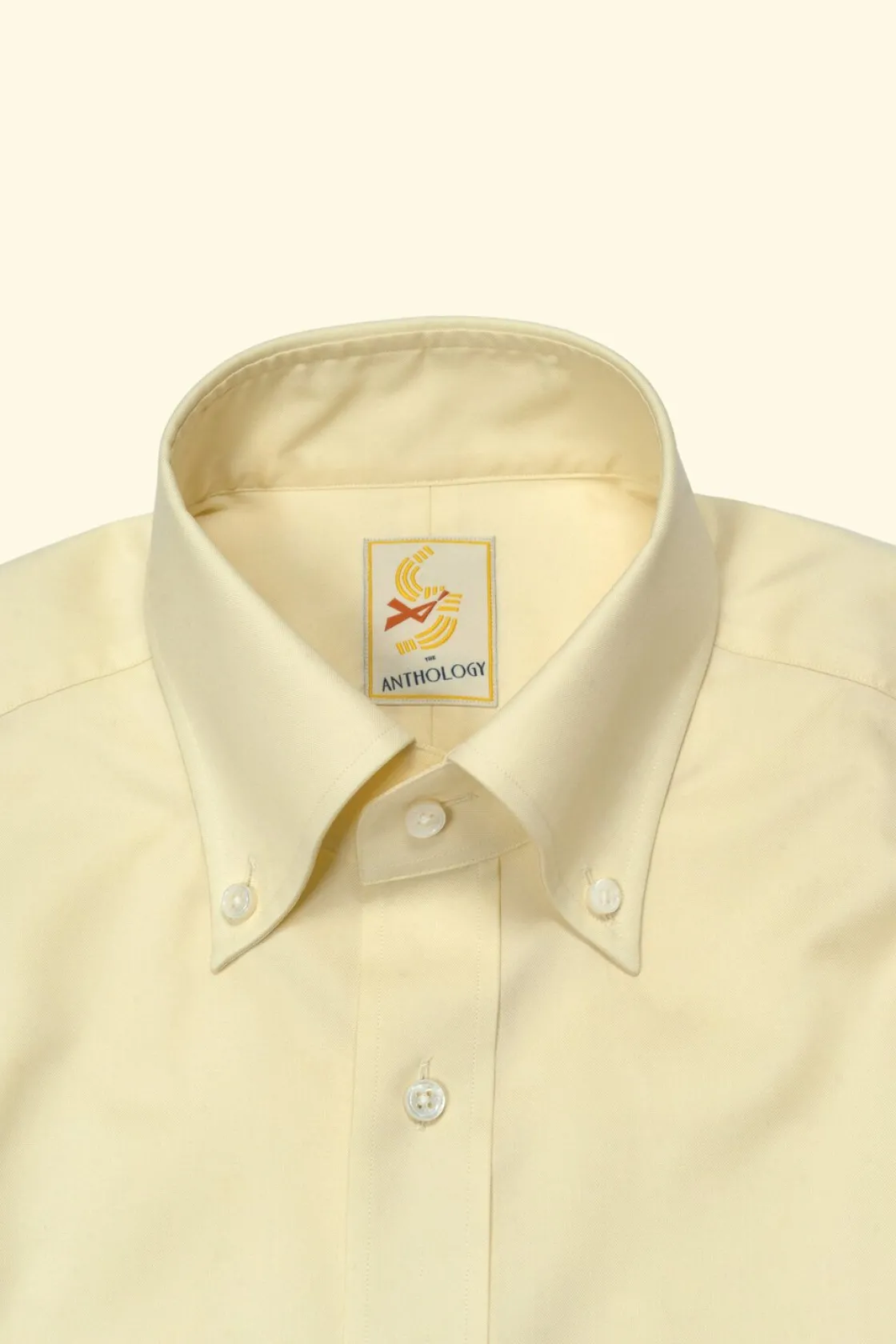 Outlet The Anthology Yellow Fine Oxford Button-Down Shirt